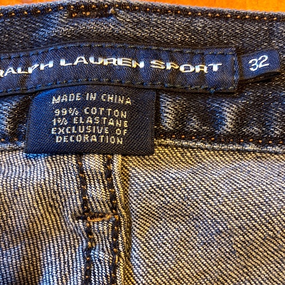 Ralph Lauren Blue Skinny Jeans with Ankle Zipper - Picture 6 of 6